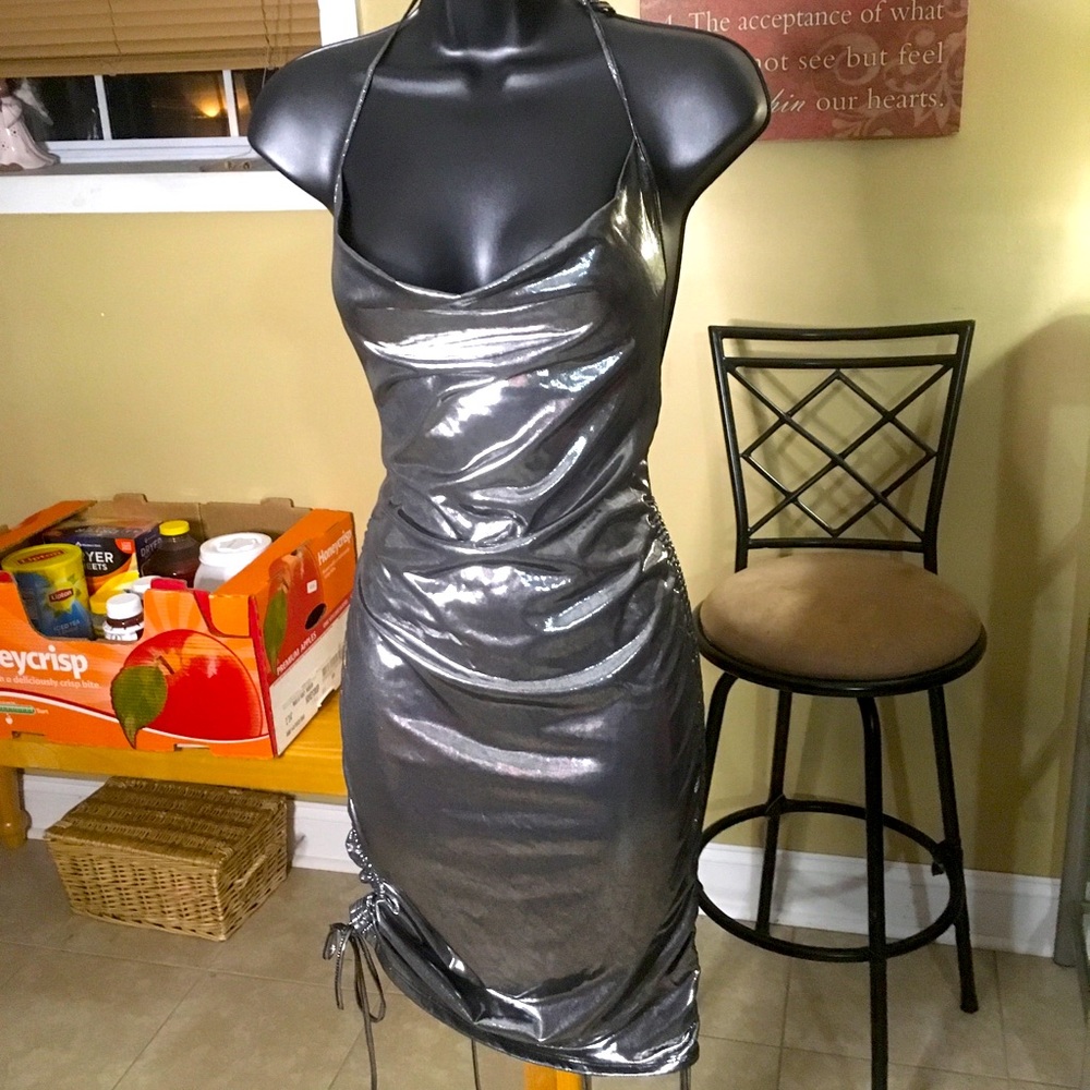 “ShowTime” Metallic Dress